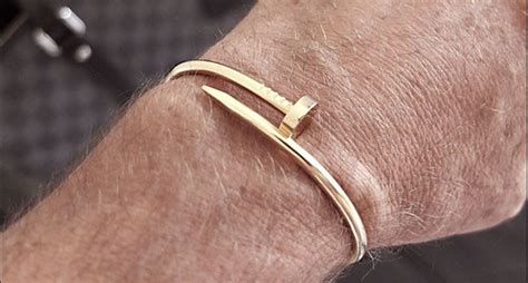 cartier mens bracelet nail